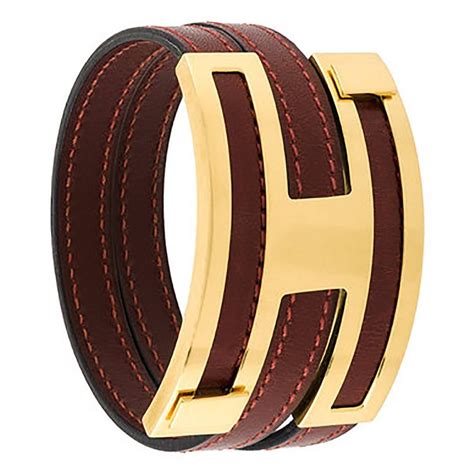 Hermes leather bracelets for women